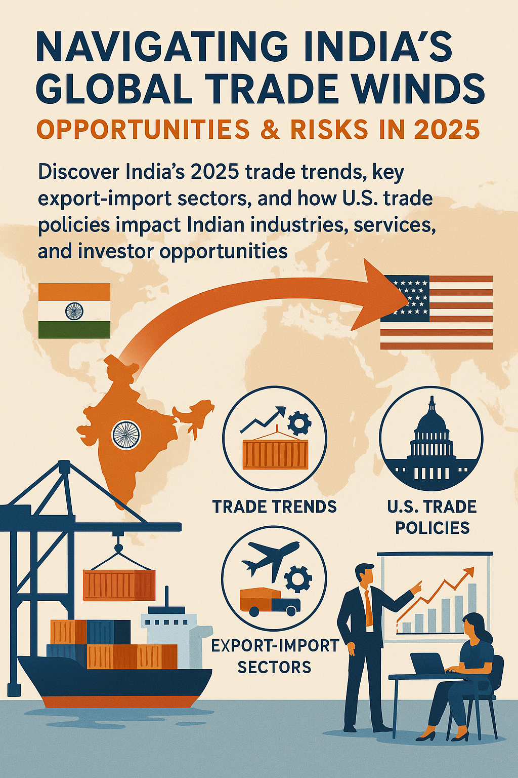 Navigating India’s Global Trade Winds: Opportunities & Risks in 2025